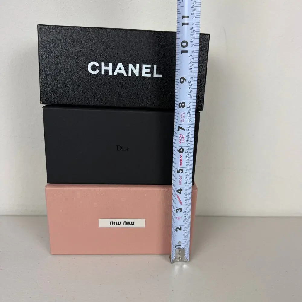Designer Sunglasses Boxes Chanel Dior Miu Miu Lot of 3 Display Box